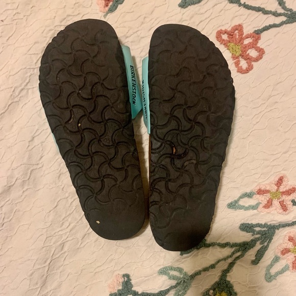 Birkenstock Madrid Teal One Strap Sandals Size 35 - Picture 4 of 4